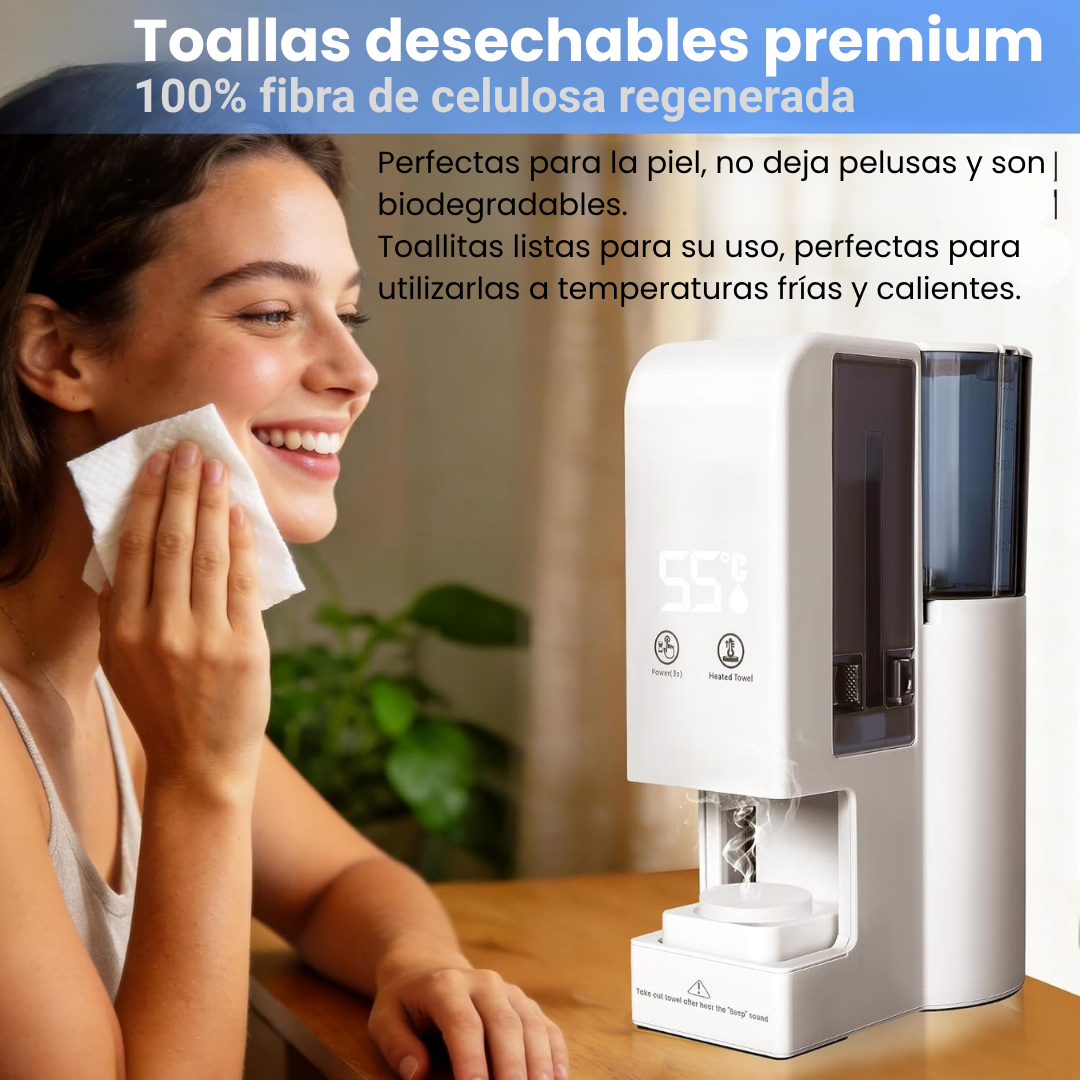 GlowSpa™ Pro – Sistema de Toallas Calientes para Skincare Profesional en Casa