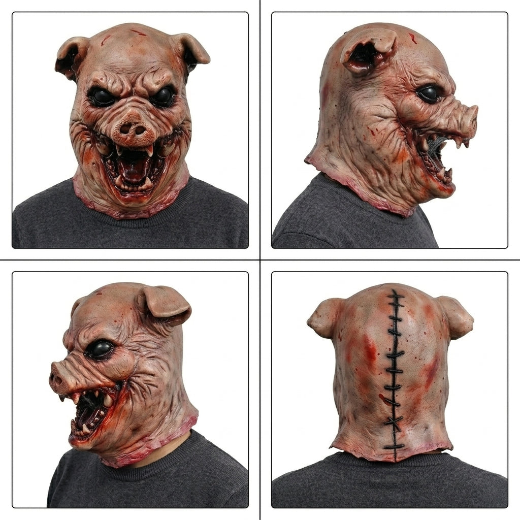FaceCrypt™ – Máscaras Hiperrealistas de Látex y Tela para Halloween | Talla Única | Lleva 2 y Paga 1