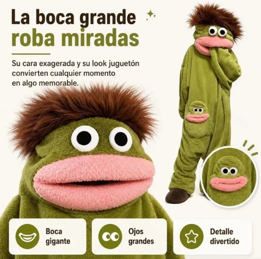 MonsterNap™ – Pijama Monstruo Bocón de Una Pieza | Viral en TikTok | Adultos y Niños