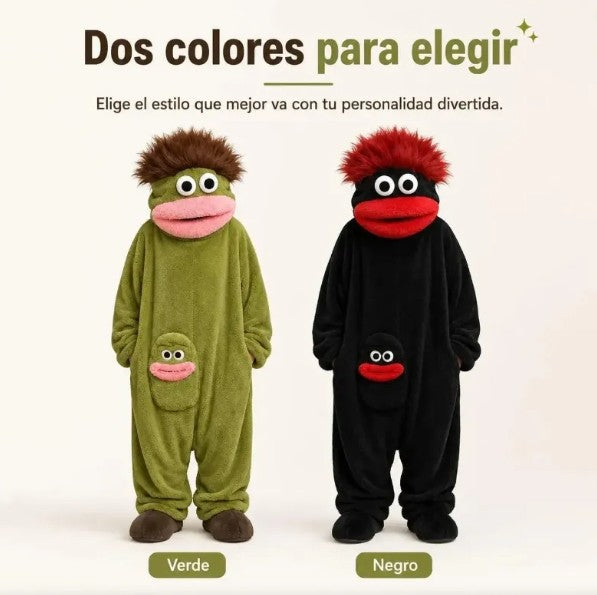 MonsterNap™ – Pijama Monstruo Bocón de Una Pieza | Viral en TikTok | Adultos y Niños