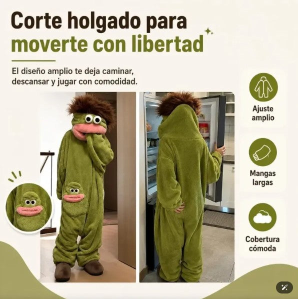 MonsterNap™ – Pijama Monstruo Bocón de Una Pieza | Viral en TikTok | Adultos y Niños
