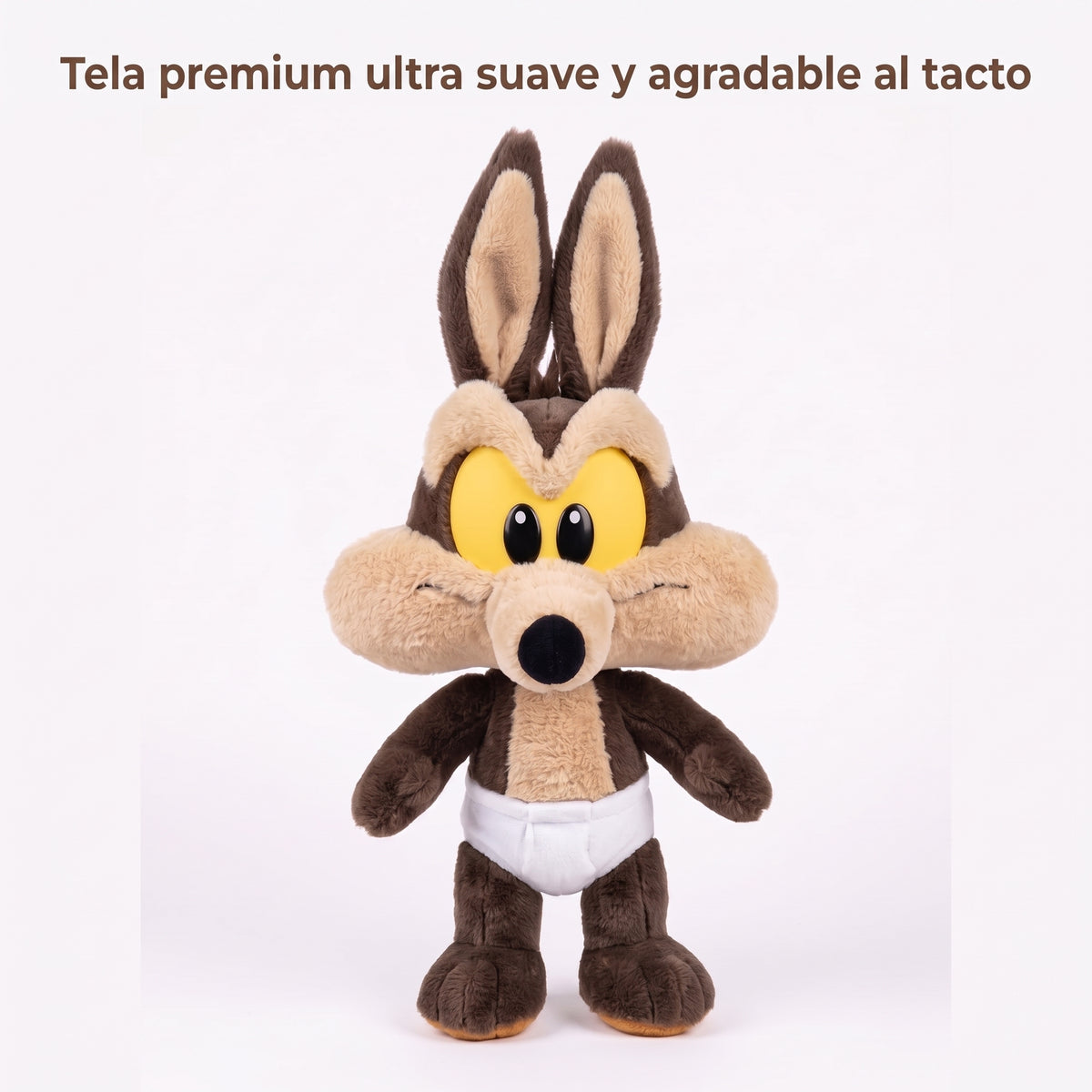 Willy el Coyote™ y Bipbip – Peluches Interactivos que Corren al Agitarlos | 40cm
