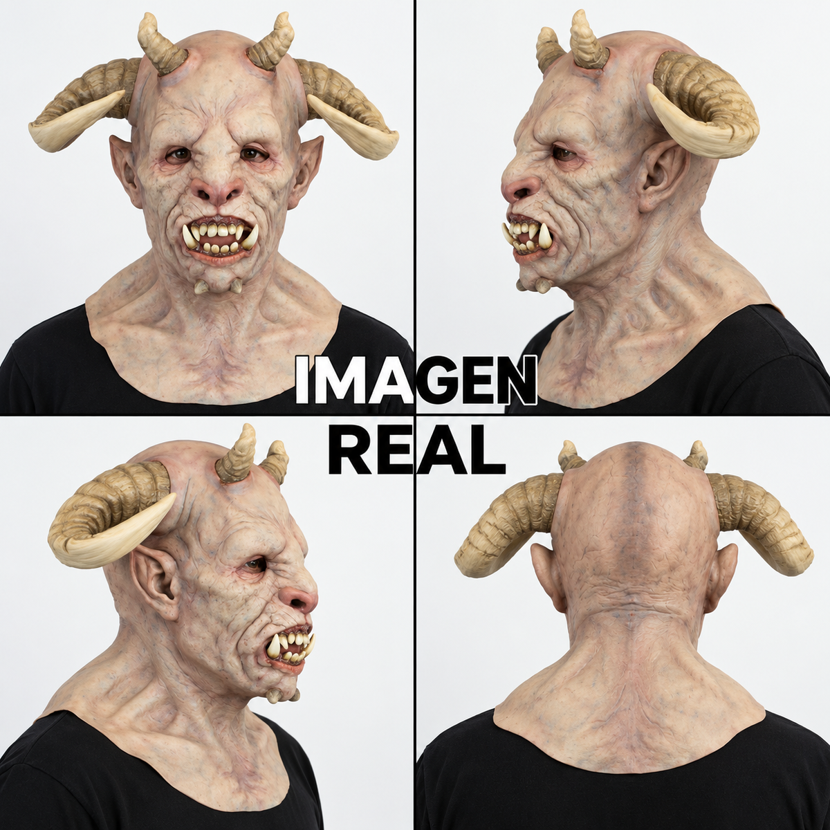 FaceCrypt™ – Máscaras Hiperrealistas de Látex y Tela para Halloween | Talla Única | Lleva 2 y Paga 1