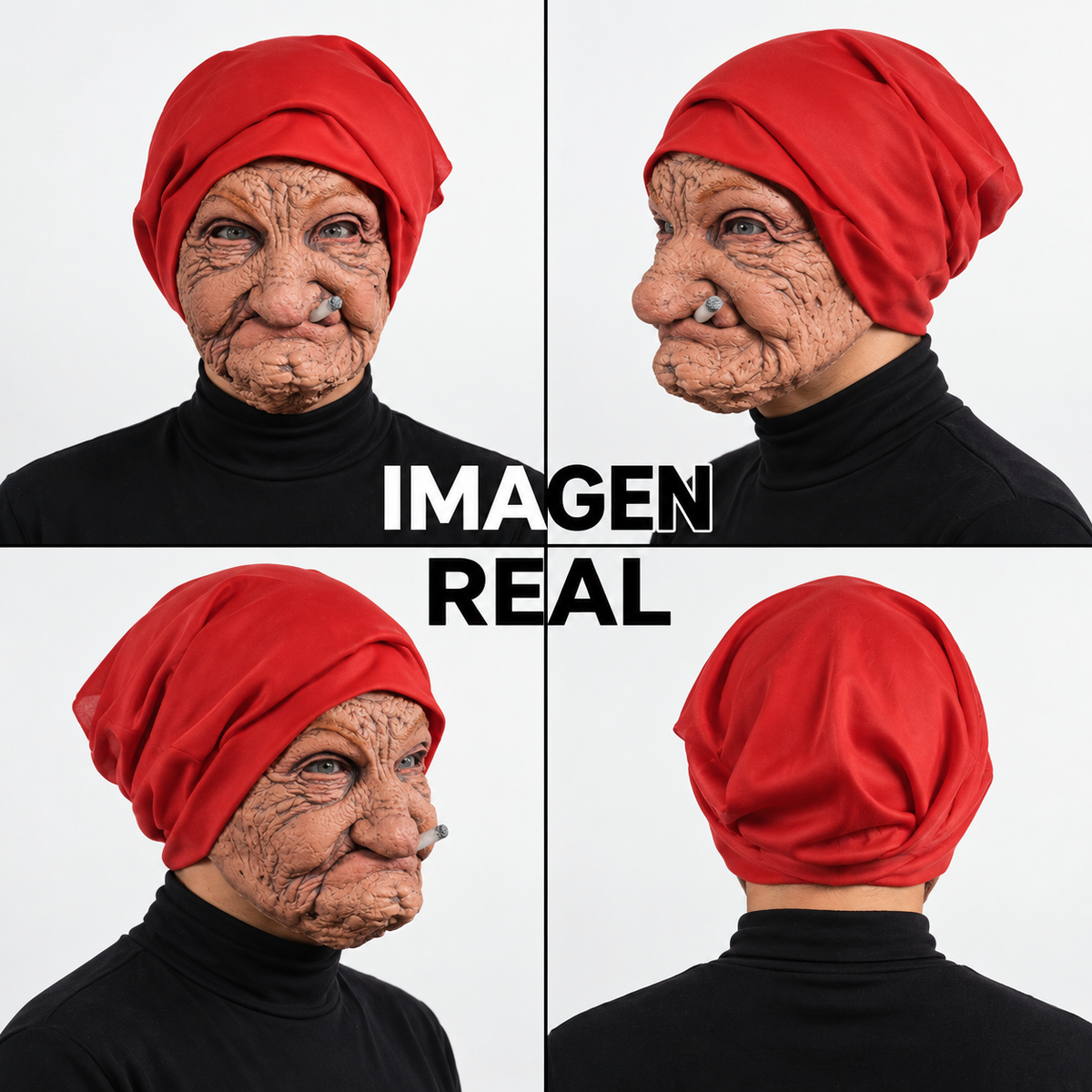 FaceCrypt™ – Máscaras Hiperrealistas de Látex y Tela para Halloween | Talla Única | Lleva 2 y Paga 1