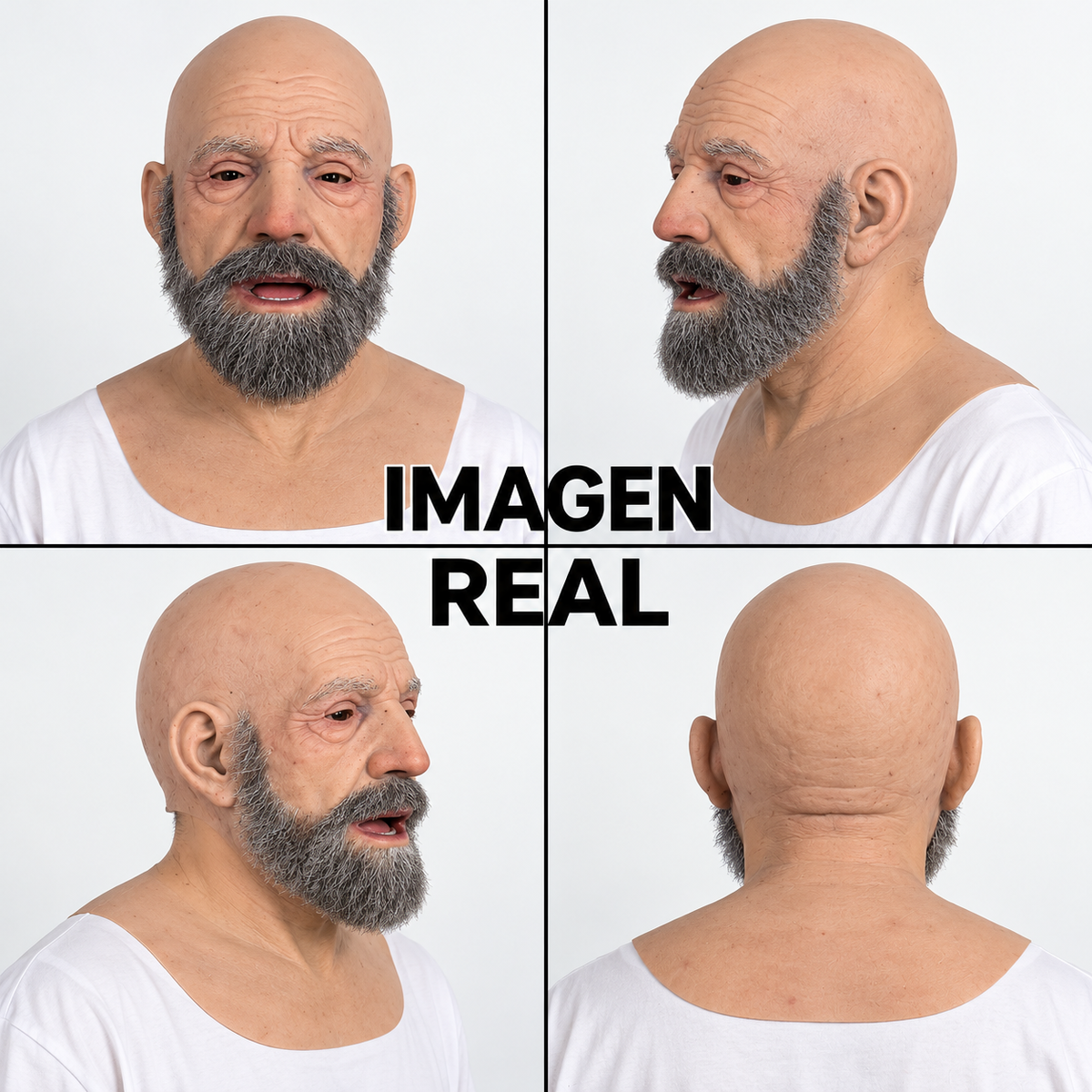 FaceCrypt™ – Máscaras Hiperrealistas de Látex y Tela para Halloween | Talla Única | Lleva 2 y Paga 1