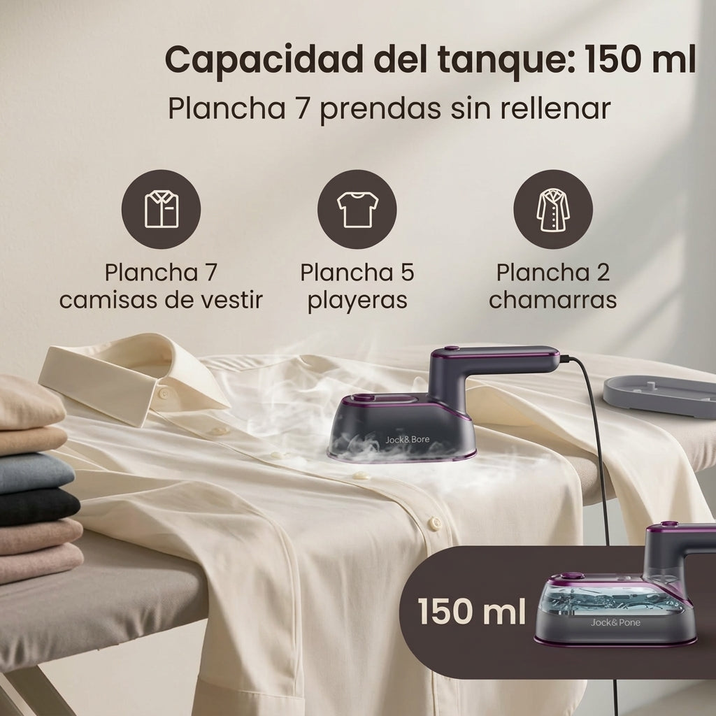 VapoPress™ 2 en 1 – Plancha + Vaporizador Portátil Profesional