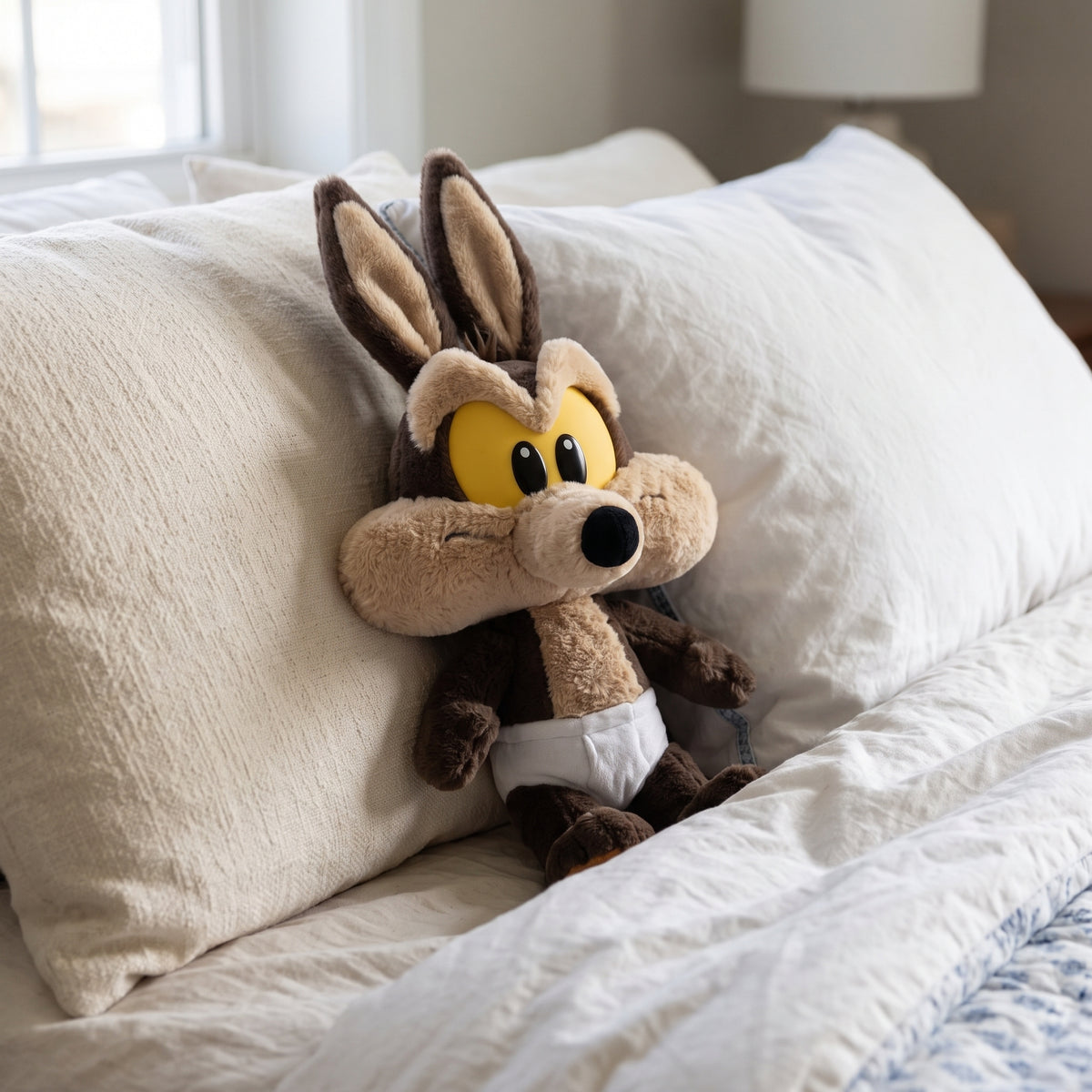 Willy el Coyote™ y Bipbip – Peluches Interactivos que Corren al Agitarlos | 40cm